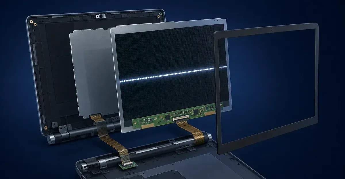 Display cable and T-con board internal diagram