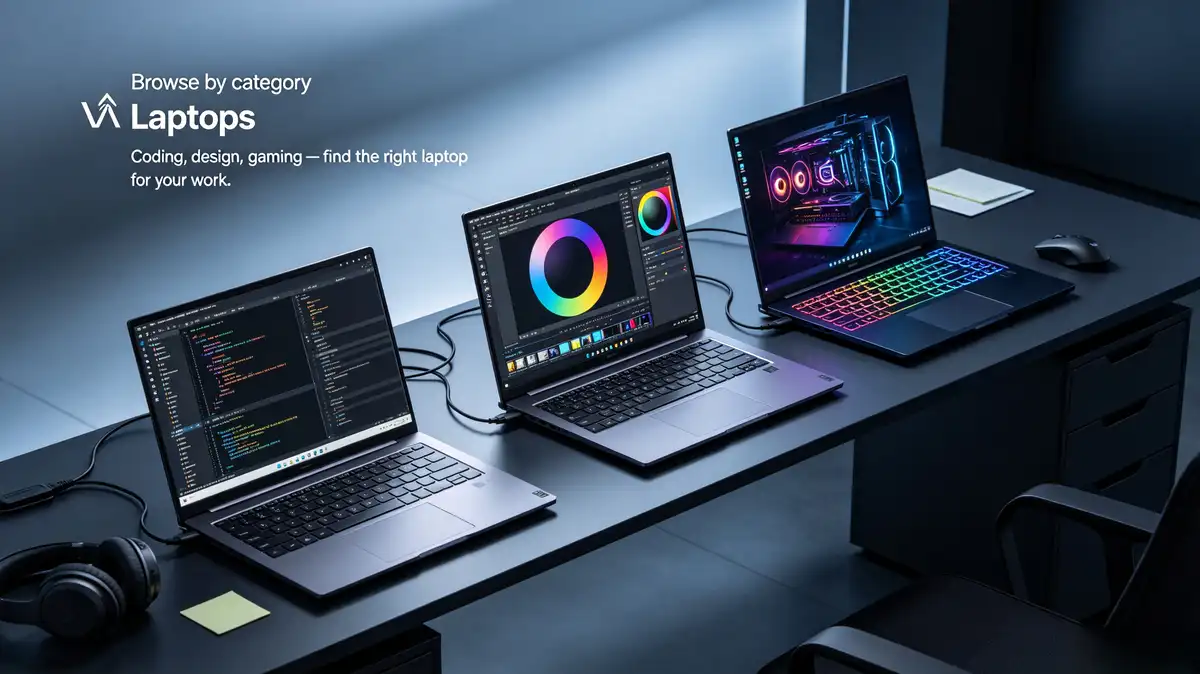 Laptops for coding and programming — thin ultrabooks, MacBooks, and workstations for developers